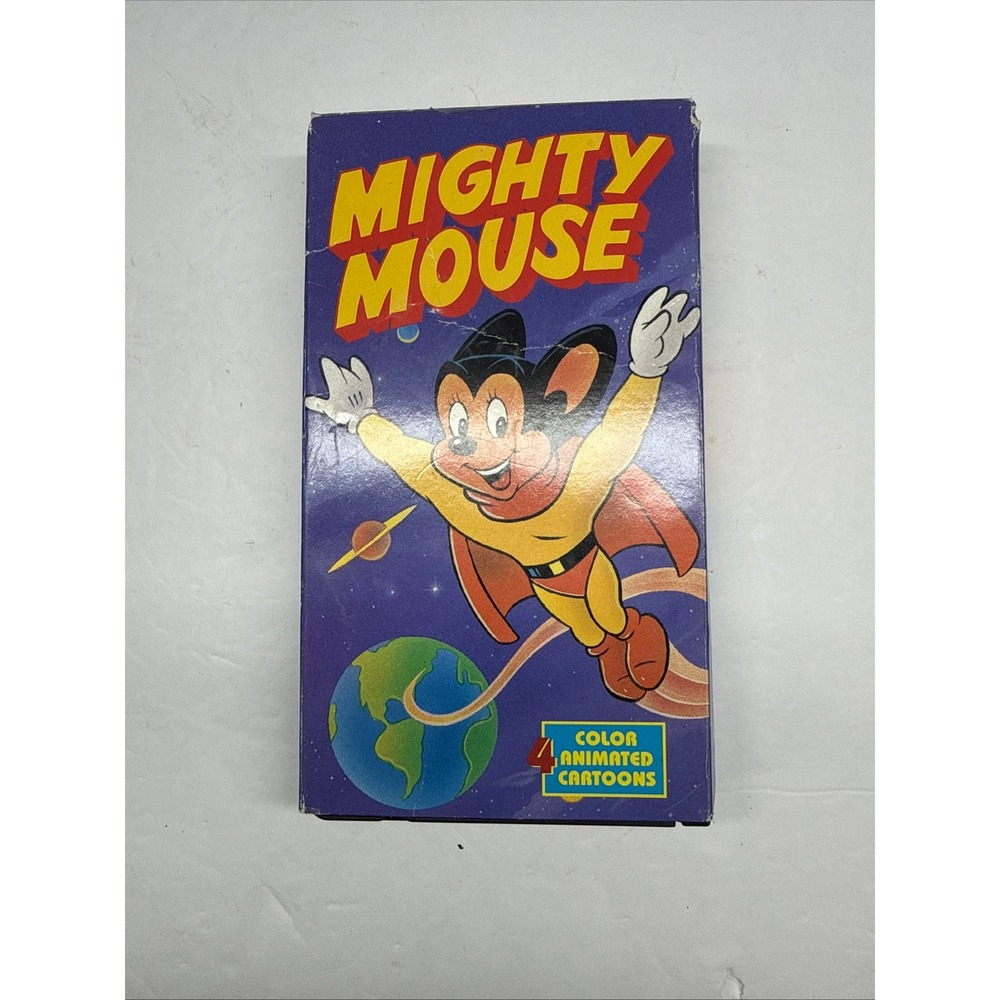 Mighty Mouse VHS 1993 Kids Klassics GoodTimes Home Video 4 Cartoons 2611